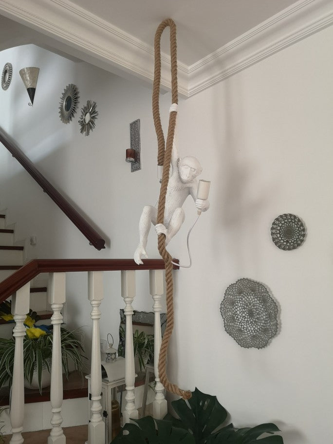 Monkey Lamp - Hanging Luminaire Home Decor