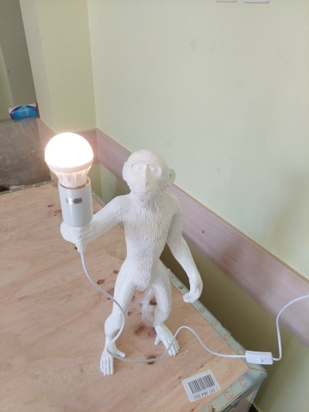 Monkey Lamp - Hanging Luminaire Home Decor