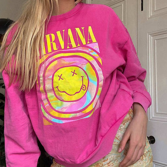 Nirvana Print Sweatshirt