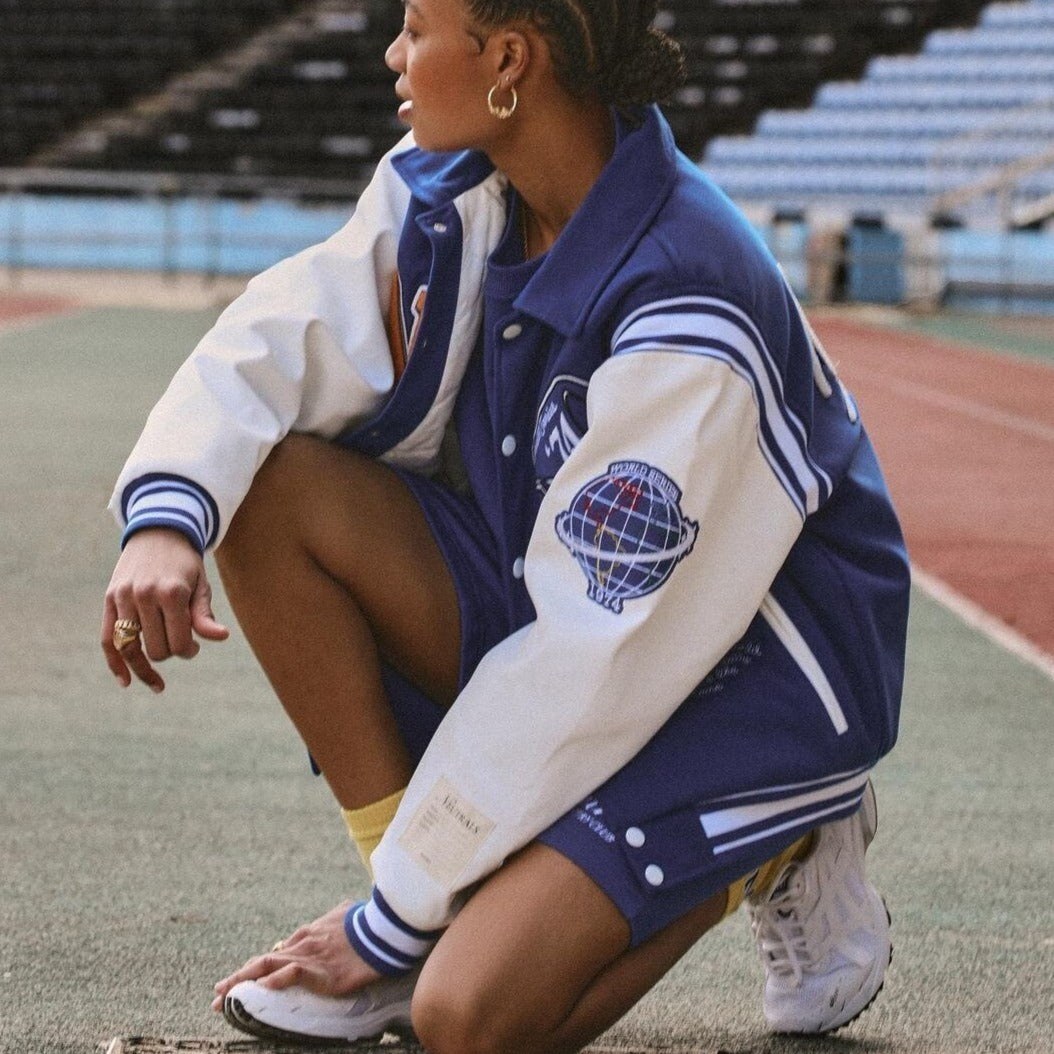 Embroidered Letters Baseball Jackets