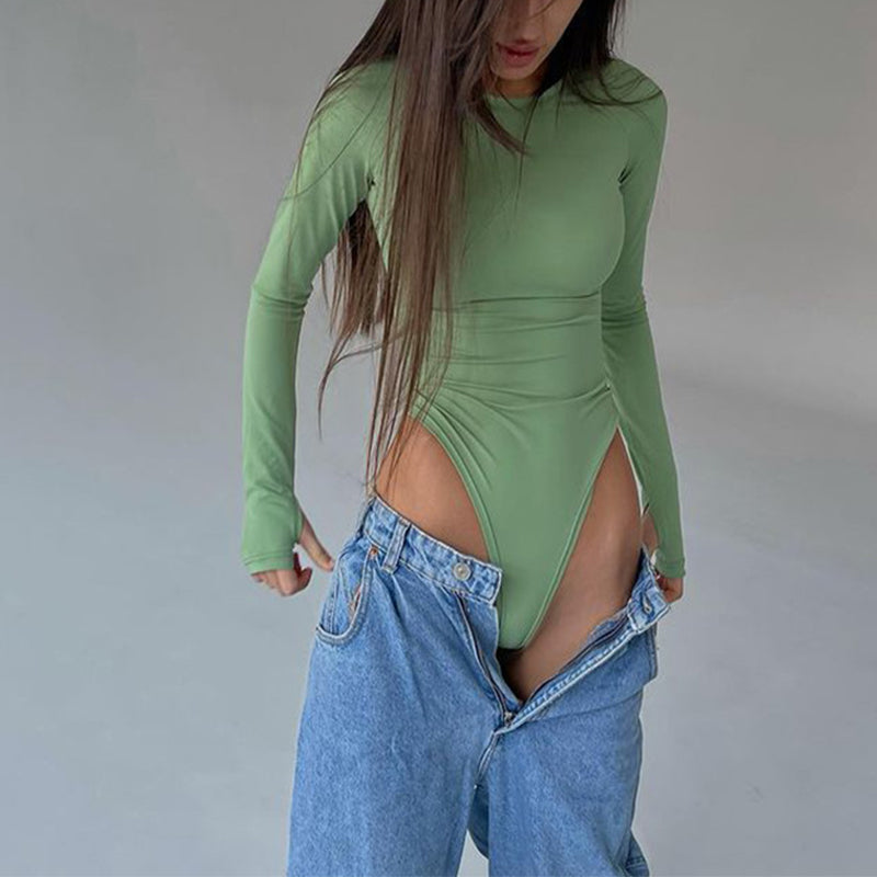 Sexy Long Sleeves Bodysuit
