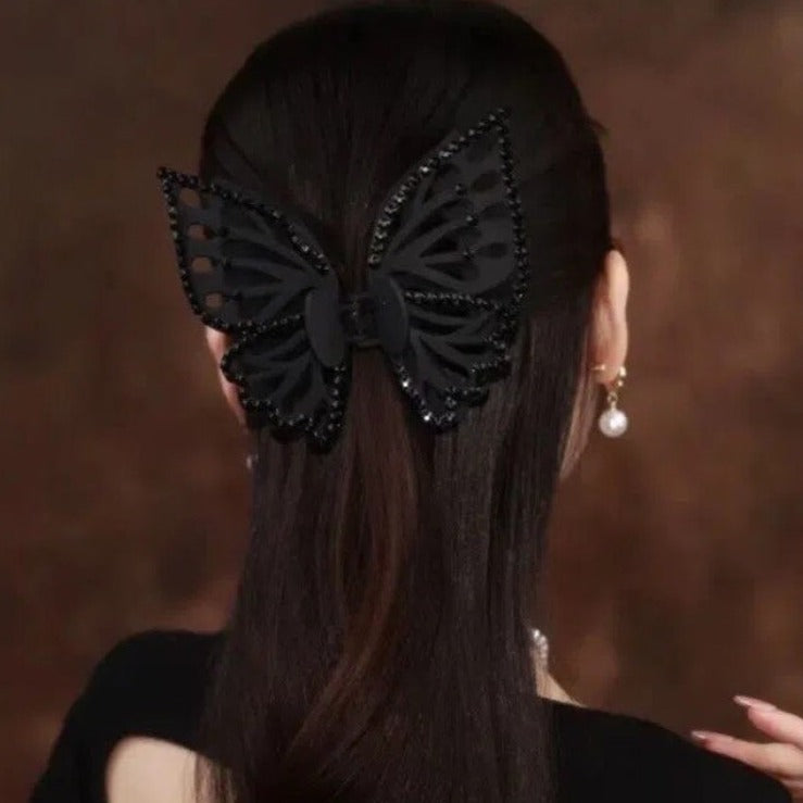 Butterfly Rhinestones Fashion Hair Clip