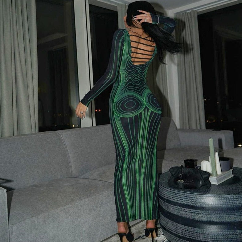 3D Printed Bodycon Dress
