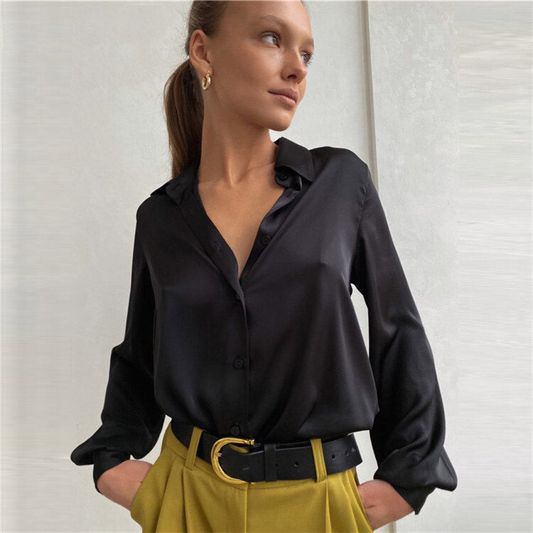 Formal Button Up Silk Shirts