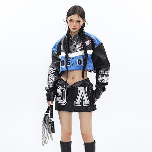 Detachable Hem Racing Jacket