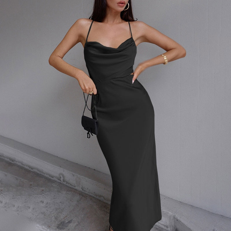 Elegant Backless Chic Party Dress