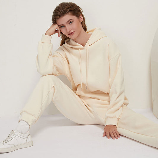 Chic Loose Hoodie Sweatpants Set