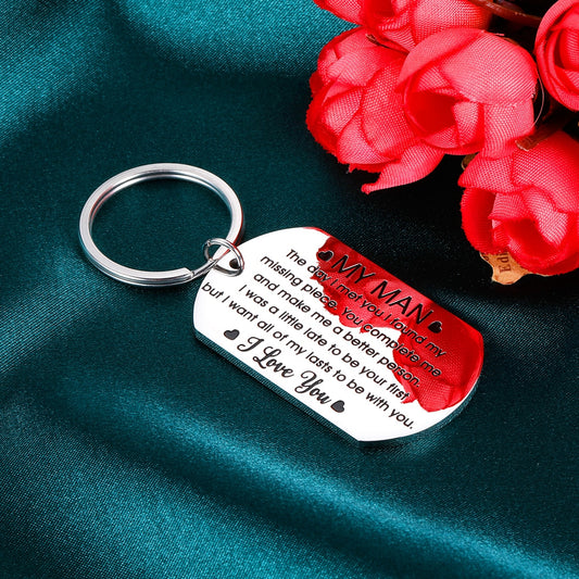Valentines Day Keychain Gift For Boyfriend/Husband