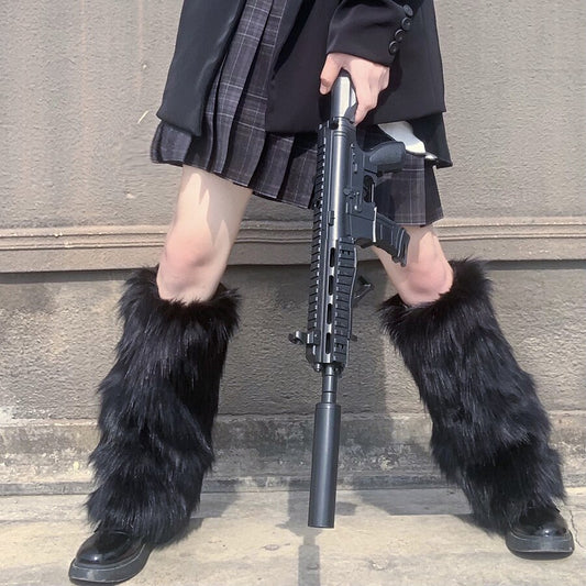 Feather Plush Leg Warmer