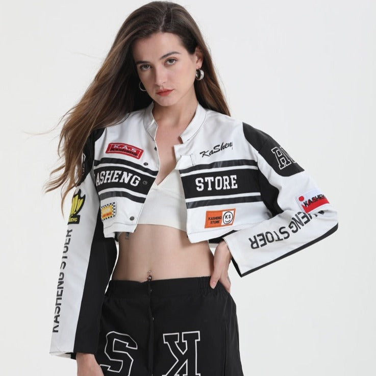 Detachable Hem Racing Jackets