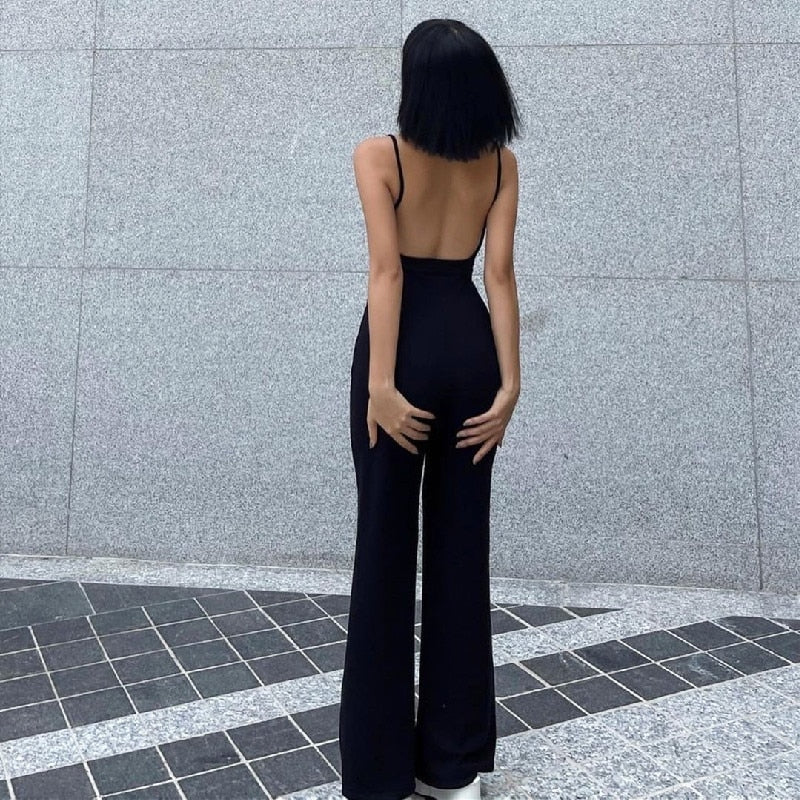 Skinny Spaghetti Bodycon Jumpsuit