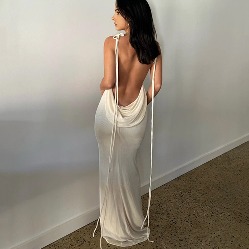 Luxury Chic Shoulder Strings Dress Slayzz Luxury Chic Shoulder Strings Dress Slayzz