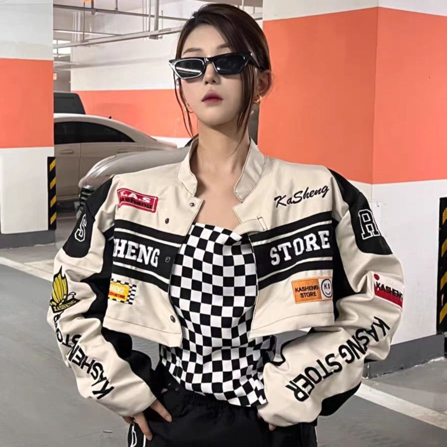 Detachable Hem Racing Jackets