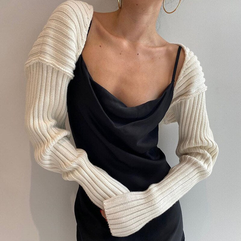 Ultra Short Crop Top Sweater