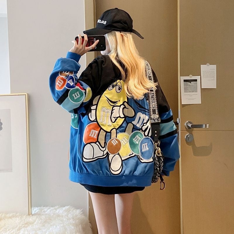 Embroidery M&Ms Racing Jacket