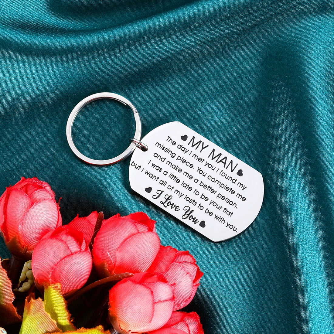 Valentines Day Keychain Gift For Boyfriend/Husband