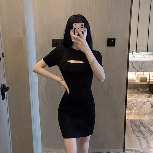 Casual Skinny Cut Mini Dress