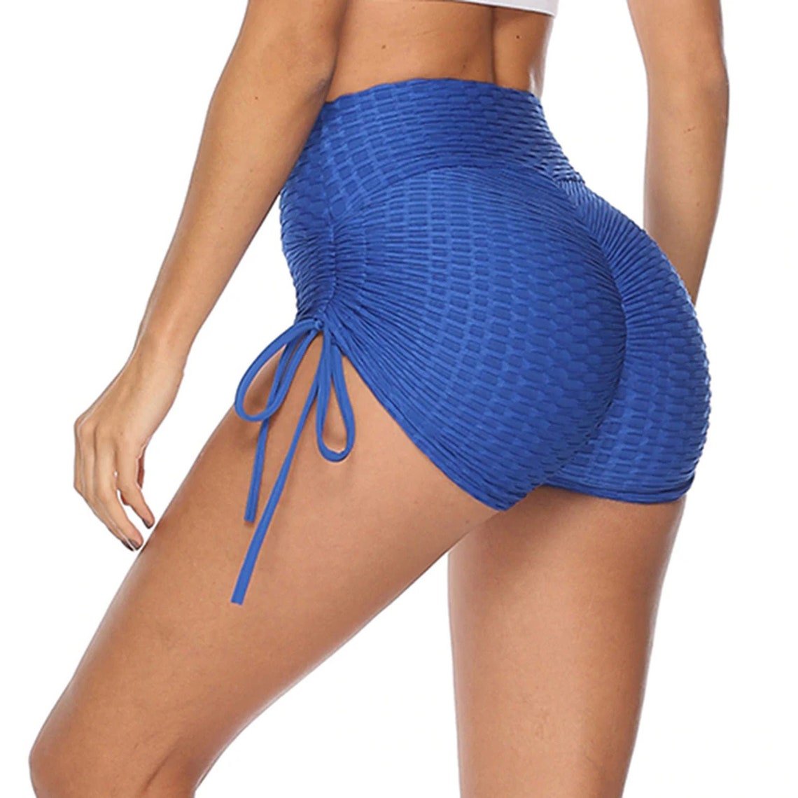 Sports & Fitness Sexy Blue Butt Lift Shorts