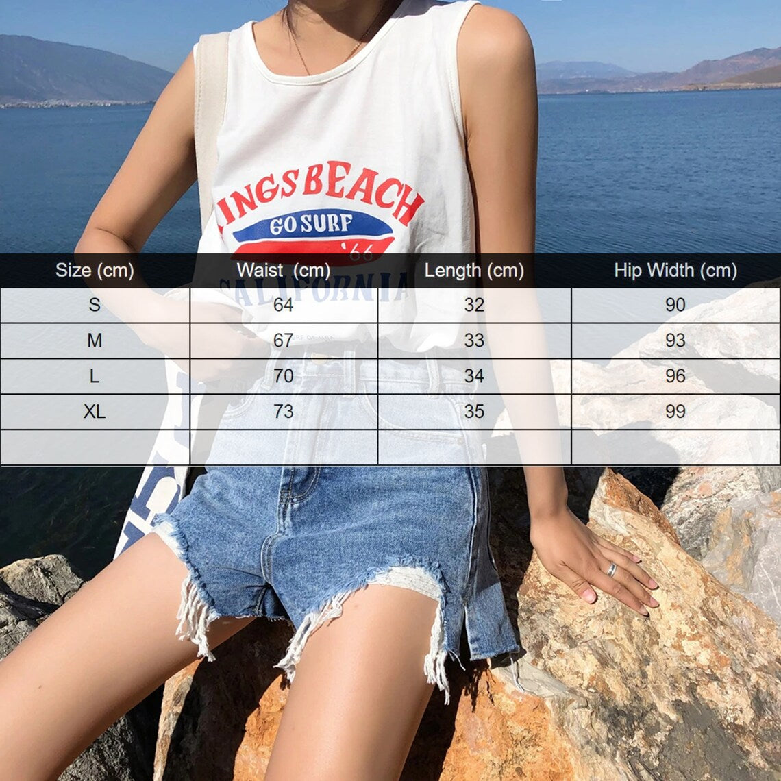 Tassel Ripped Streetwear Mini Denim Shorts