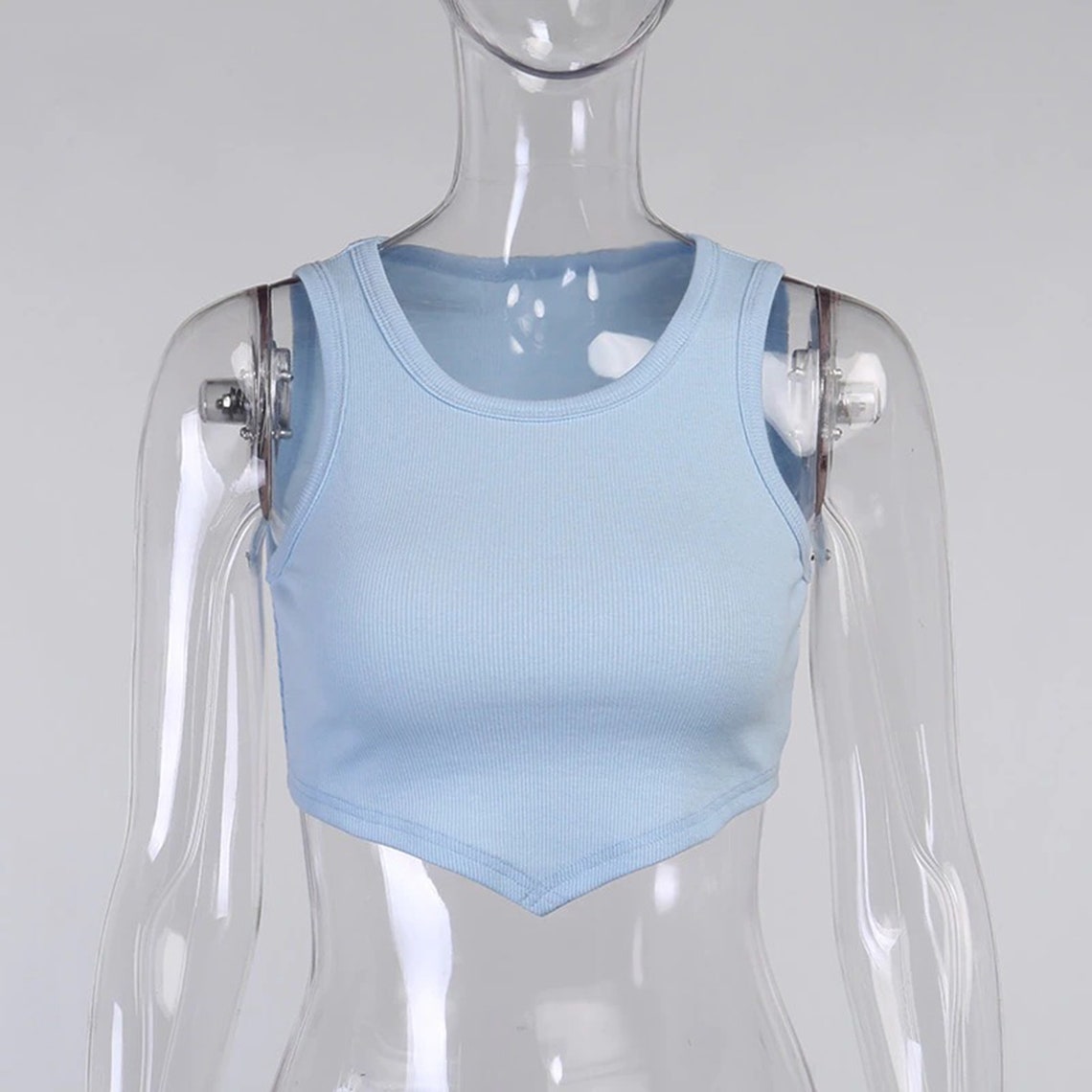 Knitted Diamond Cut Fashion Sexy Casual Tank Top