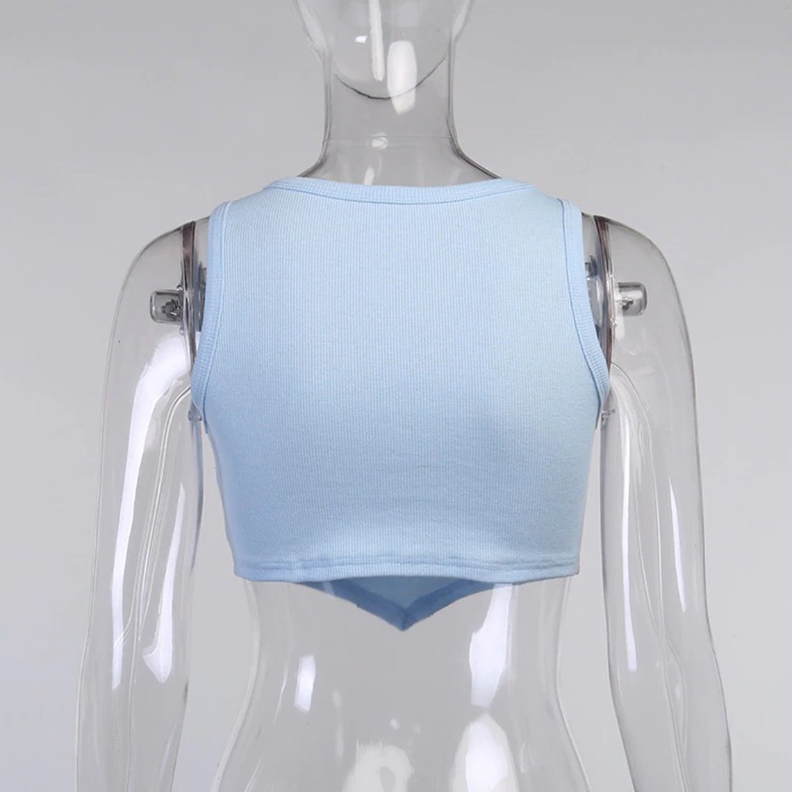 Knitted Diamond Cut Fashion Sexy Casual Tank Top