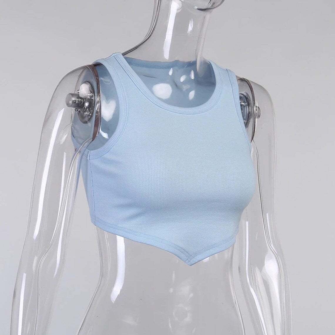 Knitted Diamond Cut Fashion Sexy Casual Tank Top
