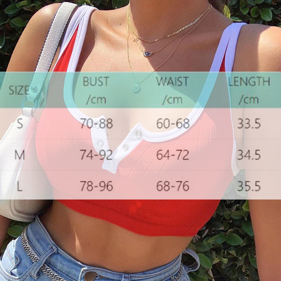 Patchwork Linings Summer Slim Fit Sexy Tank Top