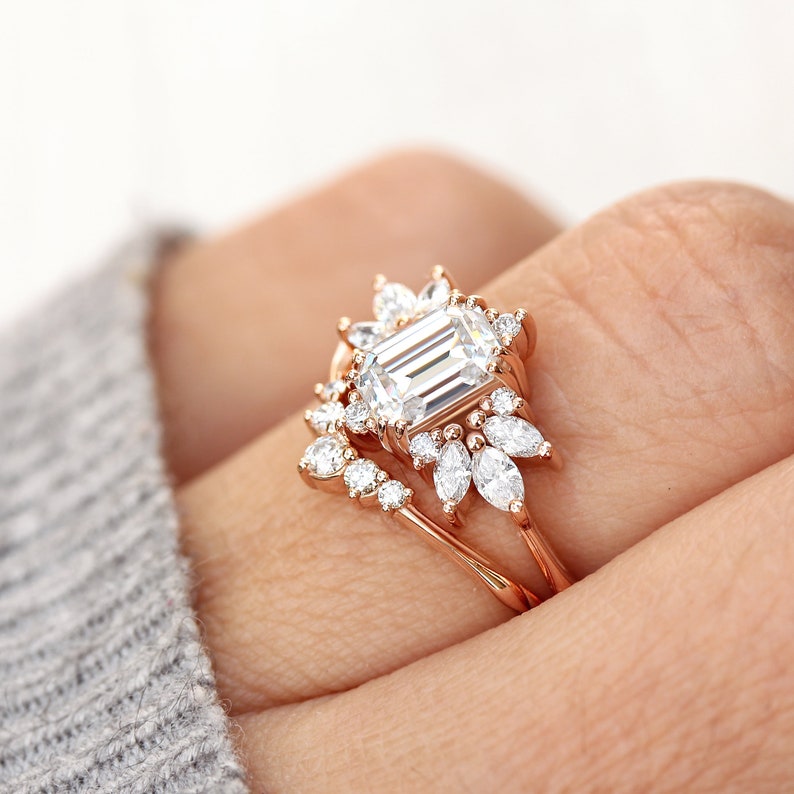 3pcs/set Crystal Rhinestone Rings