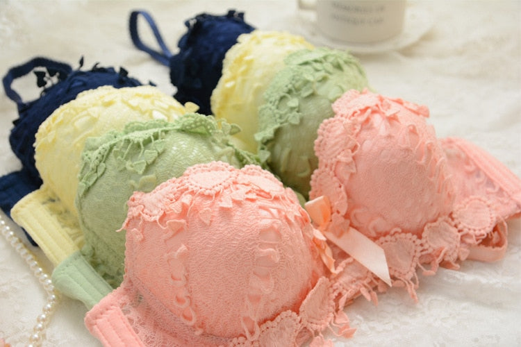 Convertible Women's Floral Laced Comfort Fit Bra