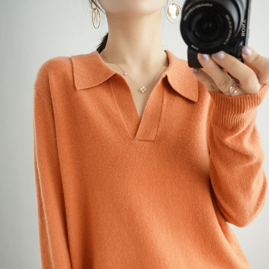 Women's Casual Loose Cashmere Sweater